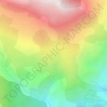 Carte topographique Basse Pinéa, altitude, relief