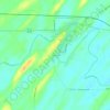 Carte topographique Danville, altitude, relief