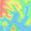 Carte topographique Gymea Bay, altitude, relief