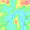 Carte topographique Sandy Hook, altitude, relief