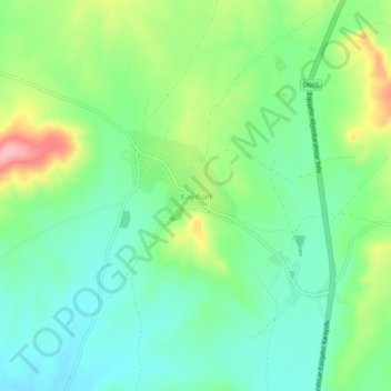 Carte topographique Kayıhan, altitude, relief