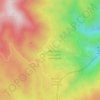 Carte topographique Σκουριές, altitude, relief