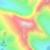 Carte topographique Mount Sparrowhawk, altitude, relief