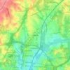 Carte topographique Beltsville, altitude, relief