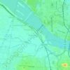 Carte topographique Mallachipuram, altitude, relief