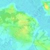 Carte topographique Le Petit Breuil, altitude, relief