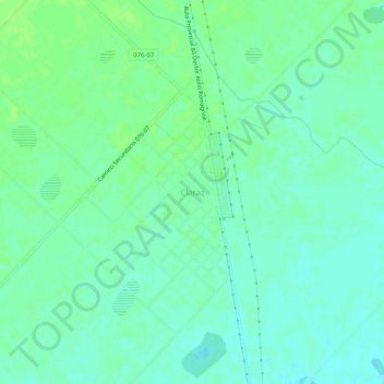 Carte topographique Claraz, altitude, relief