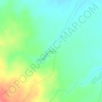 Carte topographique Doğanköy, altitude, relief