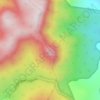 Carte topographique Mount Cordeaux, altitude, relief
