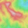 Carte topographique Bandy Cove Mountain, altitude, relief