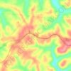 Carte topographique Taswell, altitude, relief