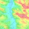 Carte topographique A Cahuzac, altitude, relief