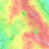 Carte topographique Rhes-y-cae, altitude, relief