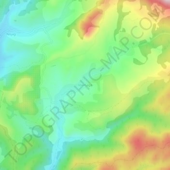 Carte topographique Vărmaga, altitude, relief