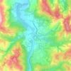 Carte topographique Colombaia, altitude, relief