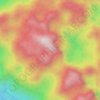 Carte topographique เขาใหญ่, altitude, relief