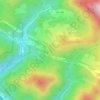 Carte topographique Вид потрясающий, altitude, relief