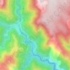 Carte topographique Pied Barret, altitude, relief