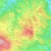 Carte topographique La Bonne Mariotte, altitude, relief