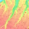 Carte topographique Beham, altitude, relief