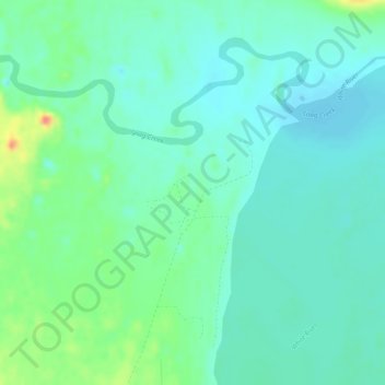 Carte topographique Snag, altitude, relief