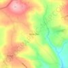 Carte topographique Betws Ifan, altitude, relief