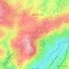 Carte topographique La Berquerie, altitude, relief