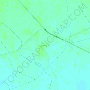 Carte topographique Jansath, altitude, relief