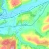 Carte topographique Penegoes, altitude, relief