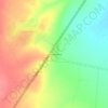 Carte topographique Valle Hermoso, altitude, relief
