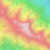 Carte topographique Каменный Столб, altitude, relief