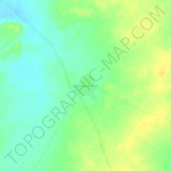 Carte topographique Narwa Kalan, altitude, relief