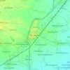Carte topographique Pithapuram, altitude, relief