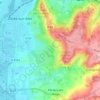 Carte topographique Bernières, altitude, relief