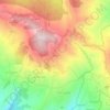 Carte topographique Aderar, altitude, relief