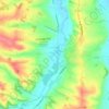 Carte topographique La Chaussée, altitude, relief