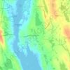 Carte topographique South Westport, altitude, relief
