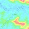 Carte topographique Ampangabe, altitude, relief