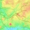 Carte topographique La Paix, altitude, relief