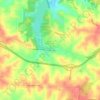 Carte topographique Apache Flats, altitude, relief