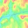 Carte topographique West Warren, altitude, relief