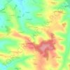 Carte topographique A Auriet, altitude, relief