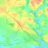 Carte topographique Kerlan, altitude, relief