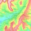 Carte topographique Honiton, altitude, relief