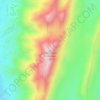 Carte topographique Frenchman Mountain, altitude, relief