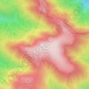 Carte topographique Mount Howitt, altitude, relief