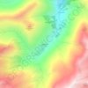 Carte topographique Vanescha, altitude, relief