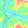 Carte topographique Sanjiang, altitude, relief