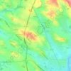 Carte topographique Causse, altitude, relief