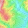 Carte topographique Redpath, altitude, relief